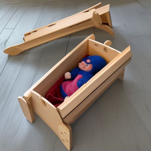 A store of folding baby cots 